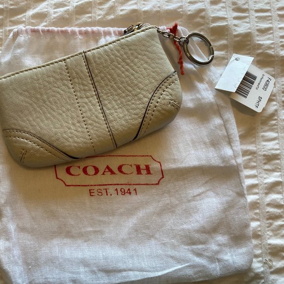 Coach Pebble Leather Change Purse - NWT - Picture 5 of 7